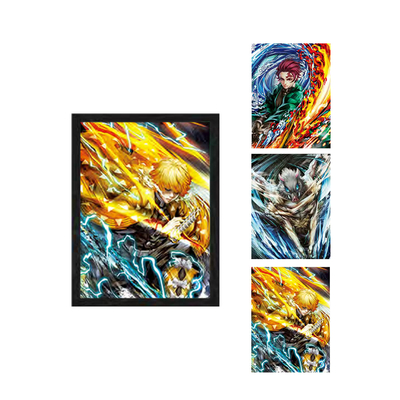 Best verkopende Lenticulaire Lens Plaat 3D Foto Lenticulaire Poster Flip Picture Anime Poster 3D Lenticulaire Poster