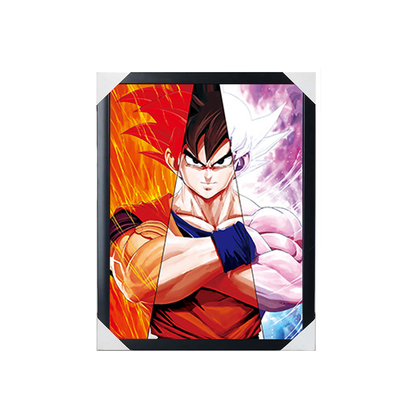 Hot Sale Anime Dragon Ball 3d Leniculaire Plaat Holografische Lenticulaire Anime Poster 3d Picture For Wall