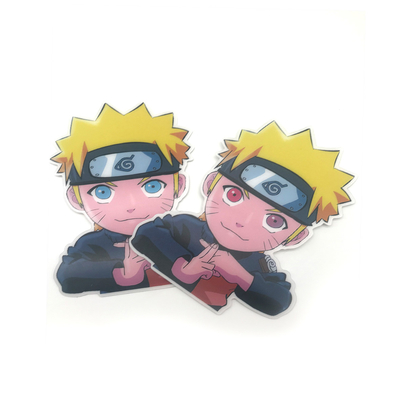 Hologram 3d Lenticulaire Muur Auto Sticker Custom Cute 3d Anime Motion Stickers Met Logo Waterdicht Wallpaper Sticker