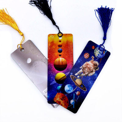 Gepersonaliseerd 3D Lenticulaire Bookmark Astronaut Galaxy Bookmark Voor aandacht trekkende promoties