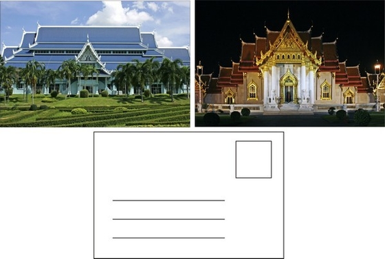 Souvenirgeschenken 3D-postkaart Verhuiskaarten Voor landmerken Gebouwen Landschap