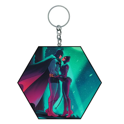 Custom DIY Animation Character Dubbelzijdig Acryl Sleutelhanger Roestvrij staal met UV-printing 6-kleur printmethode