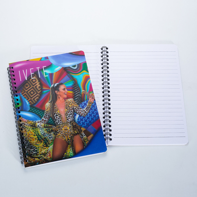 A4 / A5 / A6 maat 3D PP/PET lenzige drukhoes Sprial bindpapier oefenboek