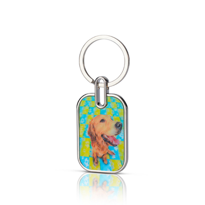 Custom Design Je eigen Glitter Acrylische Sleutelhanger Anime Leuke Acrylische Charme met Make Own Design Printing