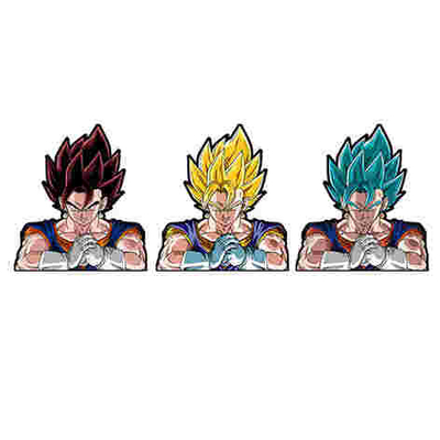 Waterdichte tekenfilmsticker DBZ Vegeta Veranderende Flips Stickers Anime Lenticulaire Anime Motion Car Sticker